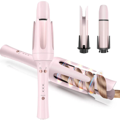 BESTOPE PRO  Automatic Curling Iron Hair Curler, Replaceable Curling Wand with 2 Sizes Barrel (1", 1.25") & 3 Temps, Hair Waver