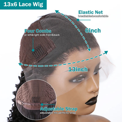 Mossily 1B/30 Body Wave Highlight Wig Human Hair Wigs 30 32 Inch 13x6 HD Lace Frontal Wig Brazilian Hair Wig For Black Women