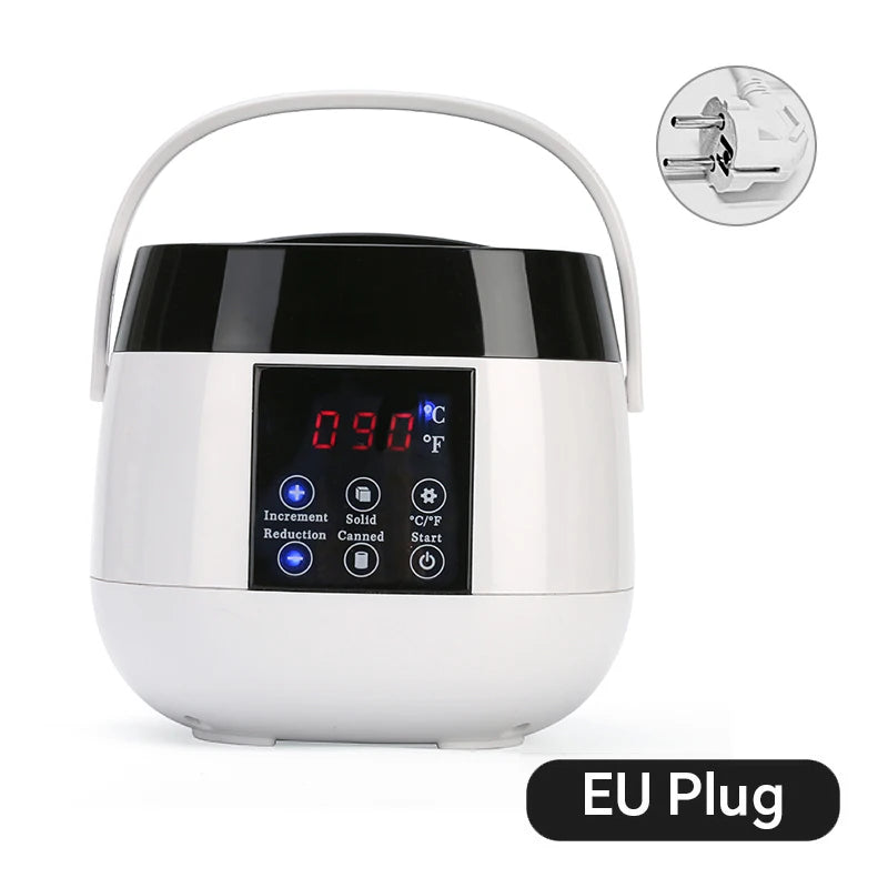 500CC Wax Heater Warmer Hair Removal Wax Machine SPA Body Epilator Paraffin Wax Pot Smart LCD Temperature Display