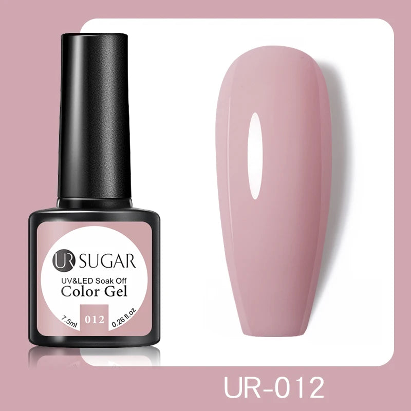 UR SUGAR 7.5ml Champagne Reflective Gel Polish Golden Glitter Soak Off Semi Permanent UV LED Varnish Gel Nail Art Polish