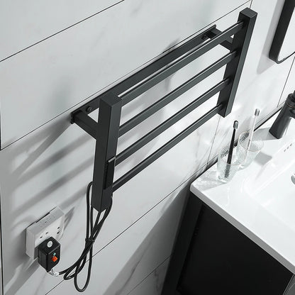 Bathroom Accessories Electric Towel Dryer Rack 115℉-155℉，45℃-70℃ 1-24H Adjustable Towel Warmer and Towel Holder For Bathroom