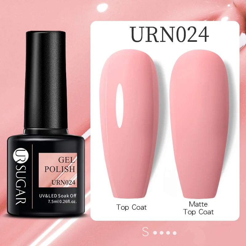 UR SUGAR 7.5ml Nail Gel Polish Red Dark Gel Polish Vernis Semi Permanent Nail Art Manicure Soak Off LED UV Gel Nail Varnishes