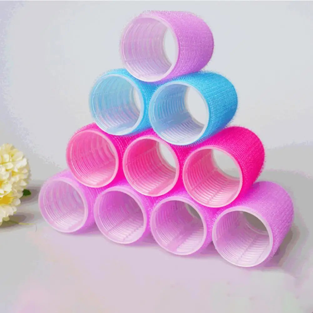 Hair Roller Natural Stuckless PP Salon Hairdressing Curlers for Women Heatless Curling Rod Headband Hair Styling Hair Curlers