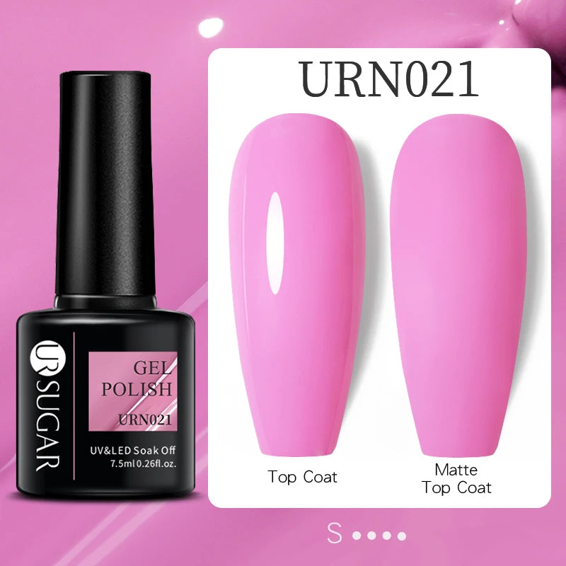 UR SUGAR 7.5ml Nail Gel Polish Red Dark Gel Polish Vernis Semi Permanent Nail Art Manicure Soak Off LED UV Gel Nail Varnishes