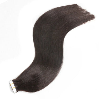 BHF Tape In Hair Extensions Human Hair 20pcs/Pack European Remy Straight Invisible Tape Ins Adhensive Hair Extensions