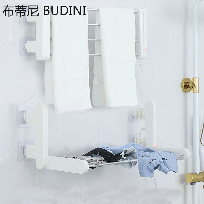 Dryer Intelligent Electric Towel Warmer Heated Towel Rail Bathroom Accessory Wall Mounted Space Aluminum Towel Rack