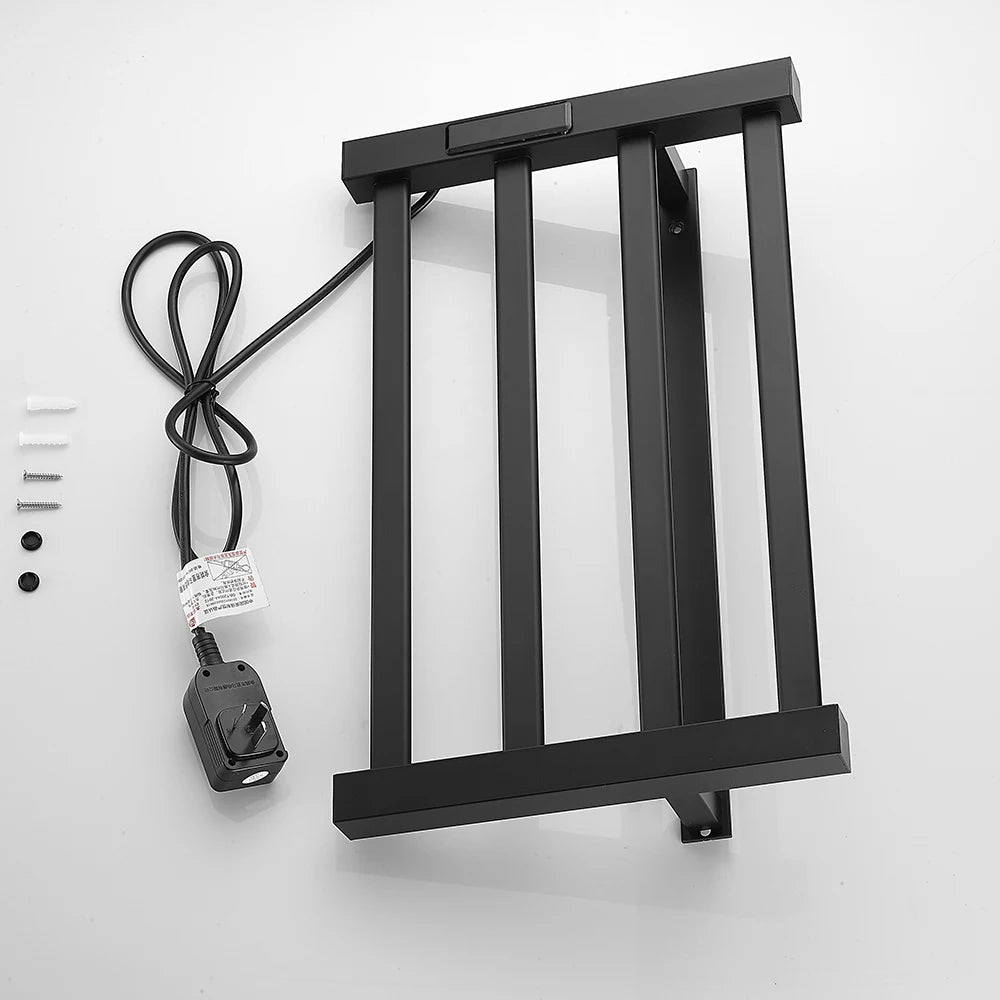 Bathroom Accessories Electric Towel Dryer Rack 115℉-155℉，45℃-70℃ 1-24H Adjustable Towel Warmer and Towel Holder For Bathroom