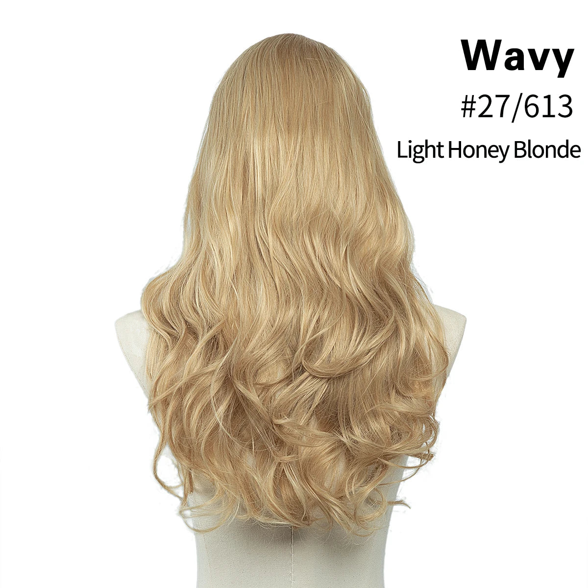 Synthetic U Part Clip in Hair Extension Clip-on Natural Thick False Fake Blonde Long Straight Hairpieces 16 20 24 inch