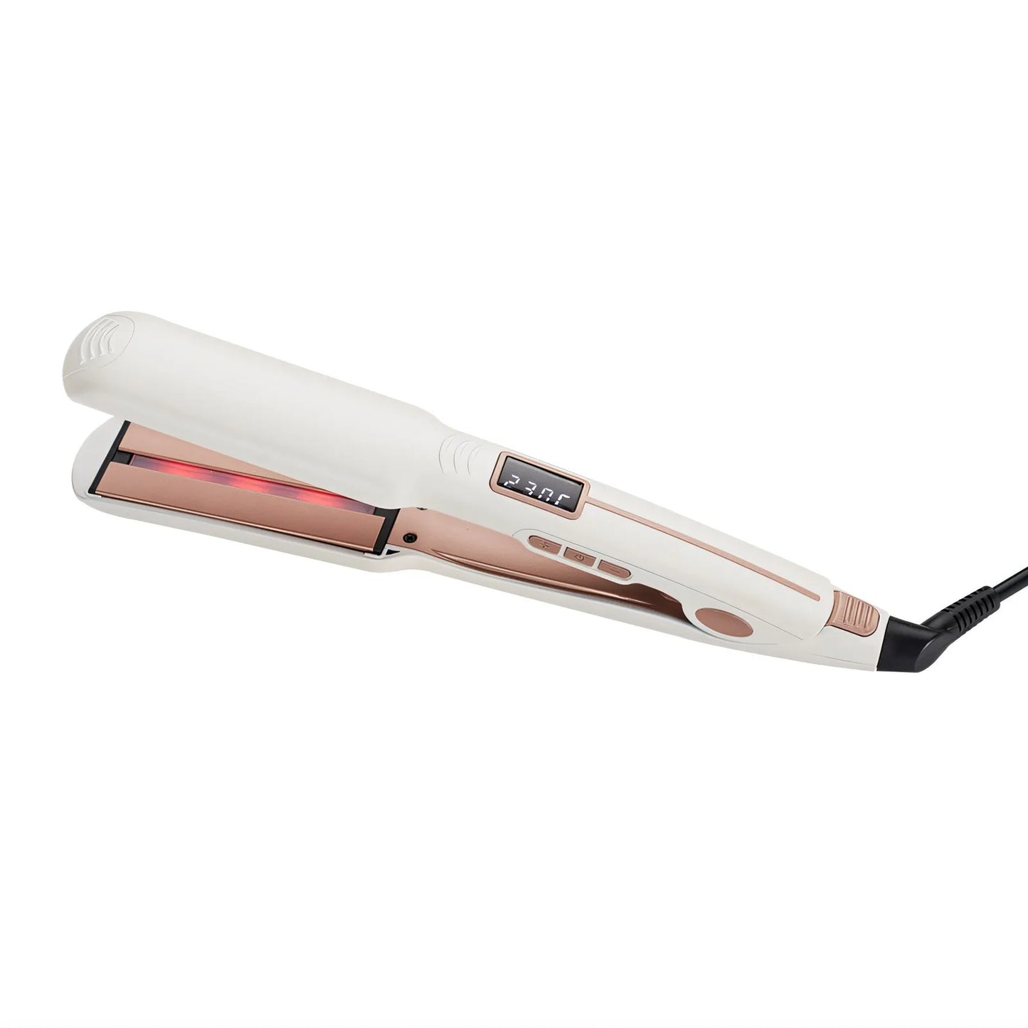 TQ-H2 Hair Straightener Instant Temperature LCD Display Professional Heating Curling Iron Hair Curler Infrared Hair Care Dry Wet