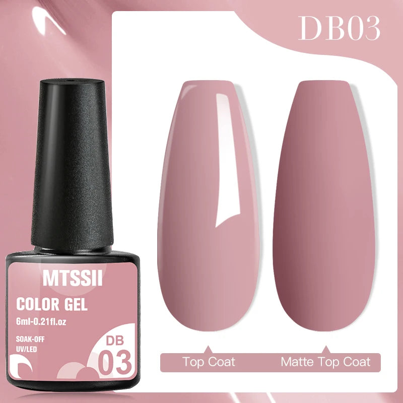 Mtssii 240 Colors Nail Gel Polish Nail Supplies 6ml Vernis Semi Permanent Nail Art Manicure Soak Off LED UV Gel Nail Varnishes