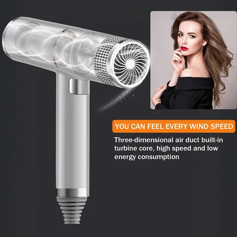 Professional Hair Dryer Infrared Negative Ionic Blow Dryer Hot&Cold Wind Salon Hair Styler Tool Hair Electric Drier Blower