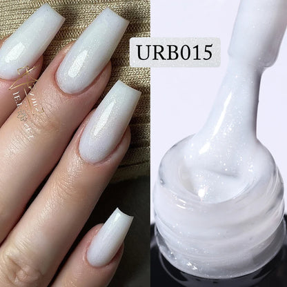 UR SUGAR 30ml Rubber Base Gel Nail Polish Refill Supplier Nude Jelly White UV/LED  Soak Off Profession Hybrid Gel For Manicure