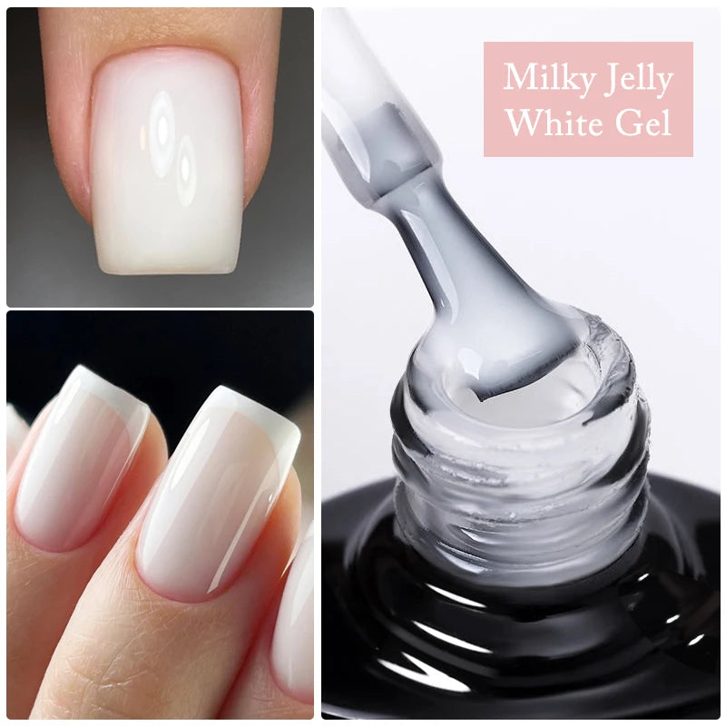 UR SUGAR 7ml Nude Crystal Rubber Base Gel Natural Color Semi Permanent Soak off UV LED Gel Nail Art Varnish