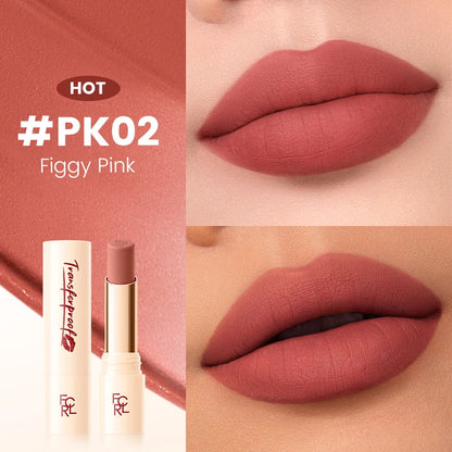 FOCALLURE Lightweight Matte Lipstick Waterproof Transferproof Lip Balm High Pigmented Moisturizing Lip Tints Makeup Cosmetics