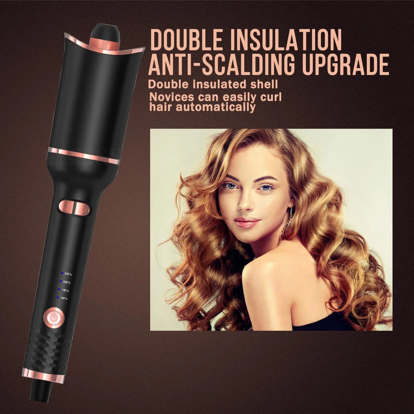 Auto Rotating Hair Curler Ceramic Automatic Curling Iron Styling Tools Curler Air Spin Wand Styler Curl Machine Magic Hair Waver