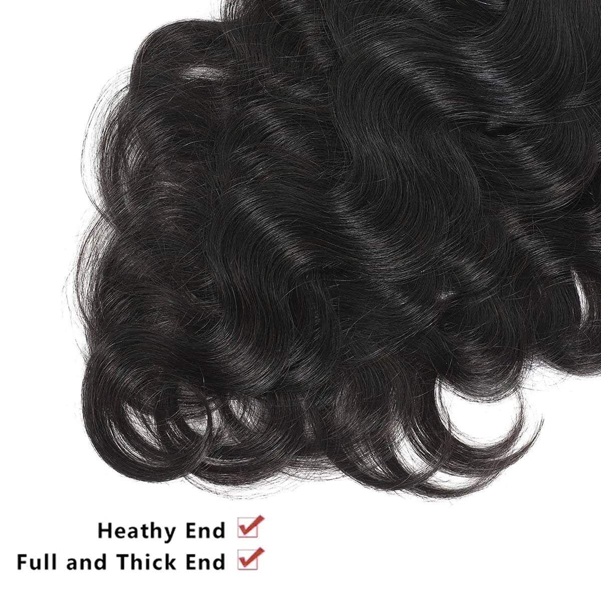 Body Wave Human Hair Clip in Hair Extensions Natural Black Color Full Head Brazilian Virgin Hair 120 Gram Body hair for Women