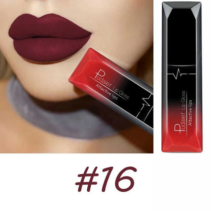 Best Lip Makeup 17 Color Sexy Matte Long Lasting Lipgloss Liquid Lipstick Lip Cream