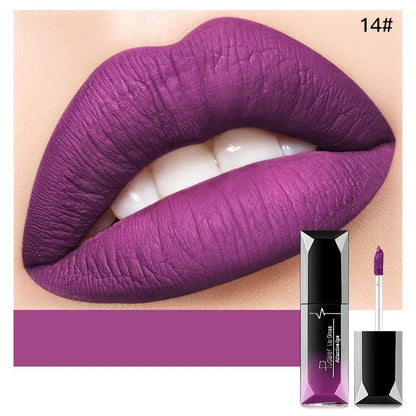 21-Color Lip Gloss Matte Mist Liquid Lipstick Waterproof Long lasting Cosmetics Lip Tint Paste Not-fade Lip Glaze