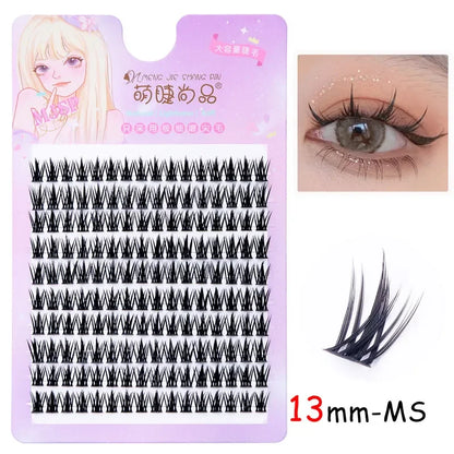 Natural Eyelash Clusters DIY Manga Lashes Transparent Terrier Strands Eyelash Soft False Eyelashes  Eyelashes Daily Makeup