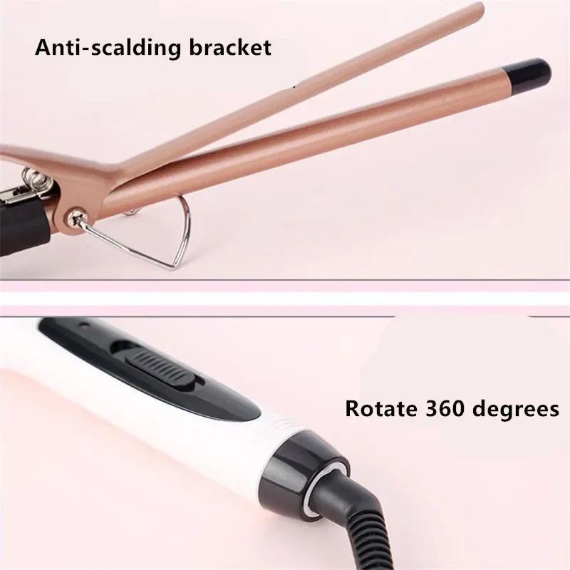 New Professional Electric Hair Curler Curling Iron Hair Waver Pear Flower Cone Ceramic Curling Wand Hair Styling Tool 9mm 22mm 2