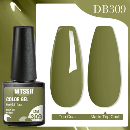 Mtssii 240 Colors Nail Gel Polish Nail Supplies 6ml Vernis Semi Permanent Nail Art Manicure Soak Off LED UV Gel Nail Varnishes