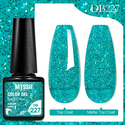 Mtssii 240 Colors Nail Gel Polish Nail Supplies 6ml Vernis Semi Permanent Nail Art Manicure Soak Off LED UV Gel Nail Varnishes