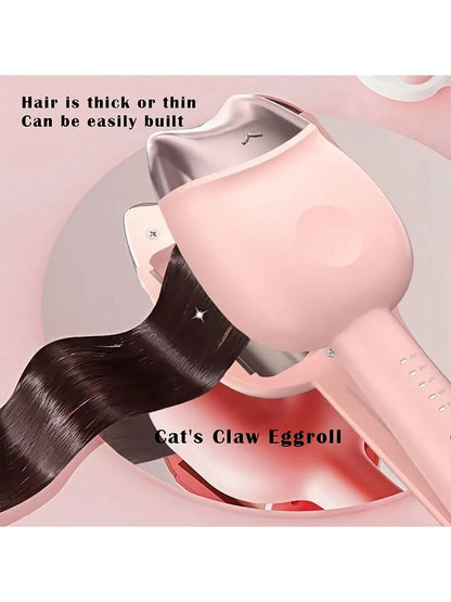 32mm Hair Curler Ceramic Curling Iron Big Wave Deep Wavy Splint Egg Rolls Electric Fast Automatic Hair Plate Styling Tools Comb