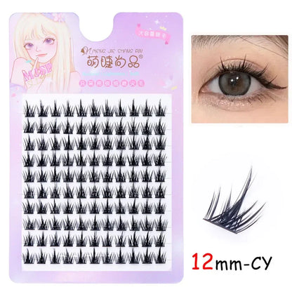 Natural Eyelash Clusters DIY Manga Lashes Transparent Terrier Strands Eyelash Soft False Eyelashes  Eyelashes Daily Makeup