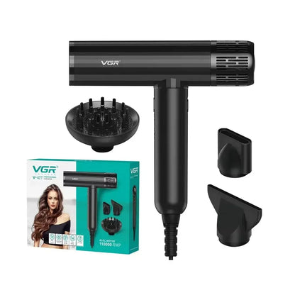 VGR Blow Hair Dryers Professional Air Blower Negative Ion 11000 RPM Hair Dryer Hot and Cold Adjustment Hair Styler Machine V-427