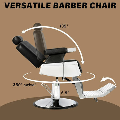 Heavy Duty Barber Chair Hydraulic Salon Chair Hair Salon Chairs for Hair Stylist for Salon Chairs Tattoo Chair Beauty Equipment