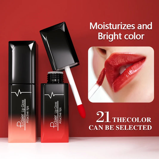 21-Color Lip Gloss Matte Mist Liquid Lipstick Waterproof Long lasting Cosmetics Lip Tint Paste Not-fade Lip Glaze