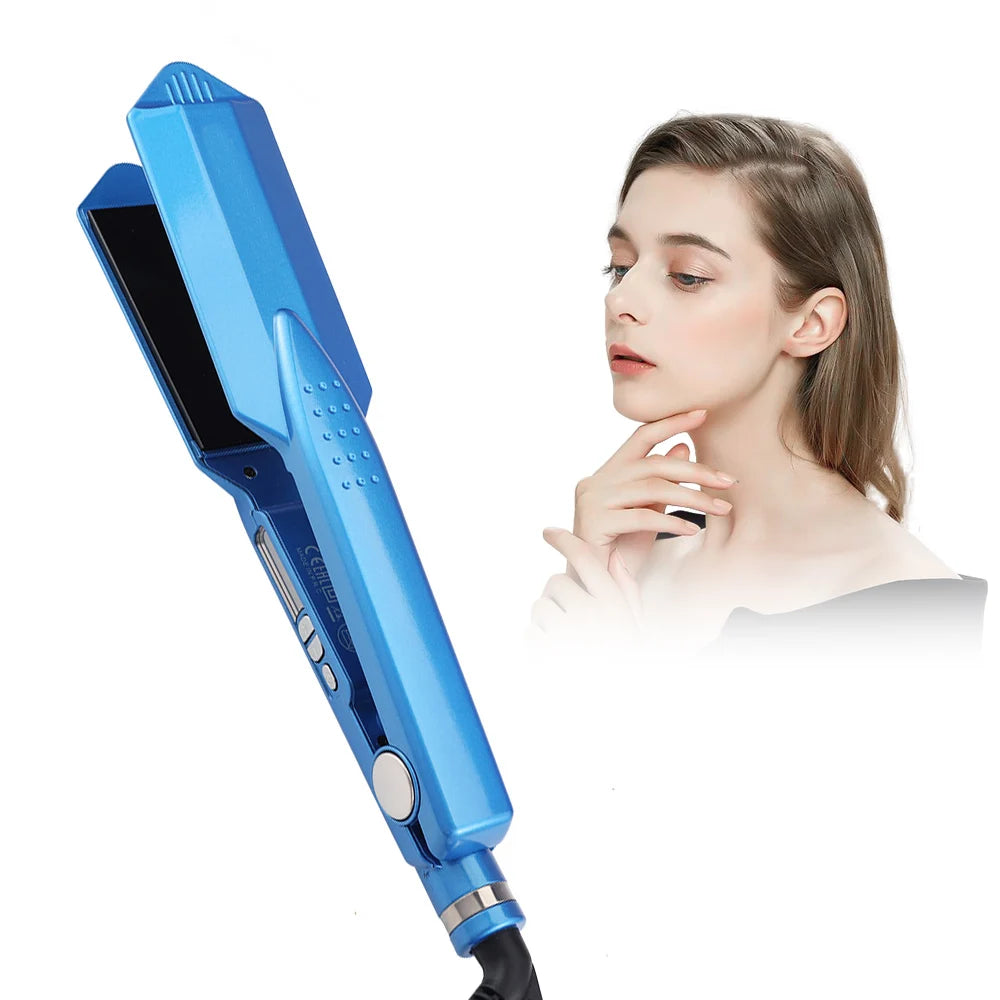 Professional Hair Straightener Flat Iron 11/4 Nano Titanium 450F Temperature Hair Straightener and curler Wide Plate hair styler