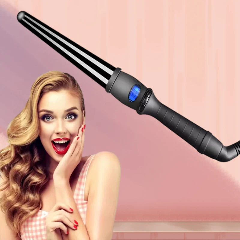 Easy to Use One Barrel Hair Curler professional curling iron Anti-Scalding spiral curl Far Infrared Negative Ion Curling iron