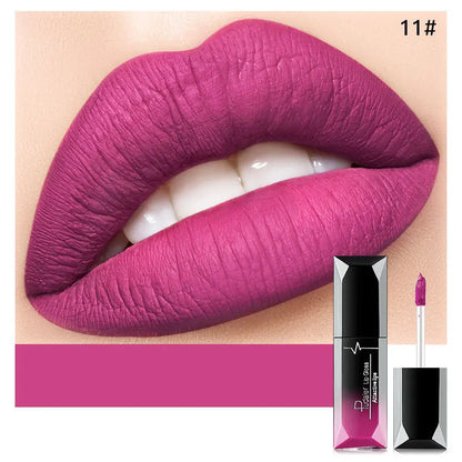 21-Color Lip Gloss Matte Mist Liquid Lipstick Waterproof Long lasting Cosmetics Lip Tint Paste Not-fade Lip Glaze