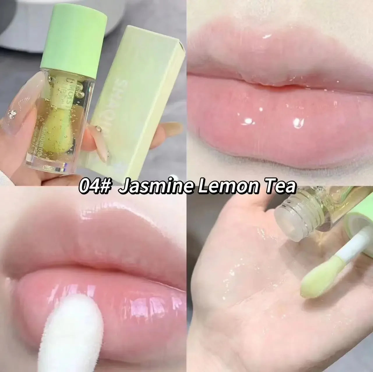 Water Light Lip Gloss Moisturizer Transparent Jelly Mirror Fruit Crystal Lip Oil Clear Hydrating Plumping Korean Lip Care Makeup