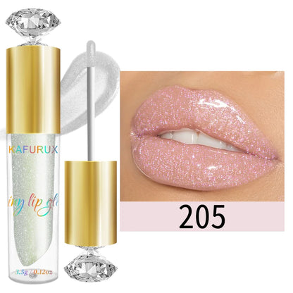 9 Colors Moisturizing Diamond Shimmer Glitter Lip Gloss Makeup Sparkling Glitter Liquid Lipstick  Pearl Lip Gloss Sexy Lip