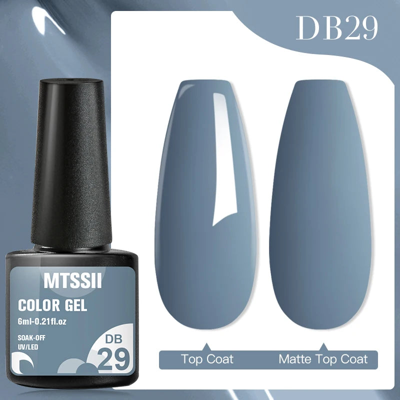 Mtssii 240 Colors Nail Gel Polish Nail Supplies 6ml Vernis Semi Permanent Nail Art Manicure Soak Off LED UV Gel Nail Varnishes