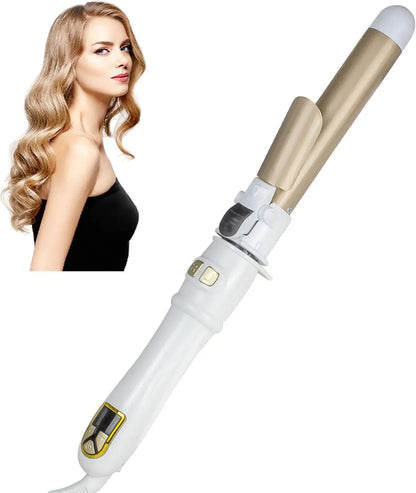 2024 Best Hair Curling Wand 28mm Automatic Rotating Curling Iron for Professional Big Waves and Inward Curls