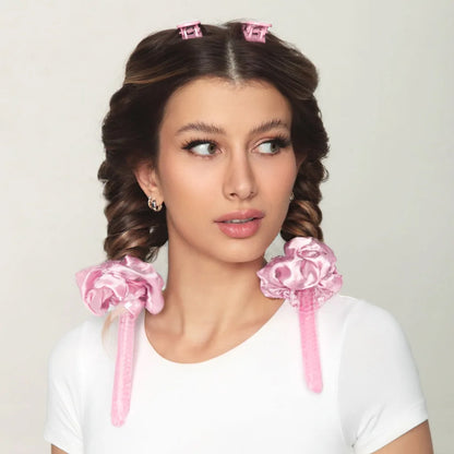 Heatless Curling Rod Headband Low Heat Gel Curlers Soft Hair Curler Lazy Hair Roller Sleeping Curls Microwave Hair Styling Tools