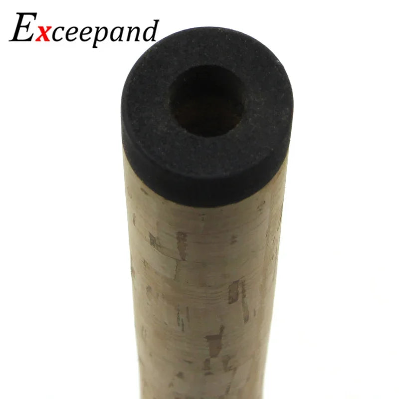 Exceepand Fishing Rod Handle Composite Cork Grip DIY Building Repair Ultra Light Soft Kits Easy Install Portable Spinning Rods