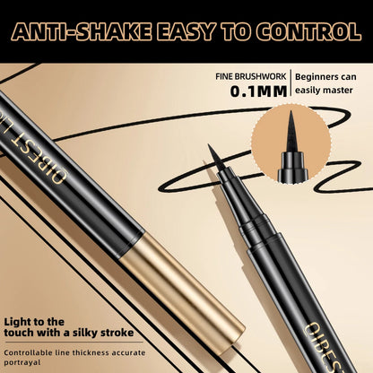 QIBEST Black Liquid Eyeliners Waterproof Long Lasting Sweatproof Quickily Drying Eyeliners Pencil Eyes Cosmetics Make up Tools