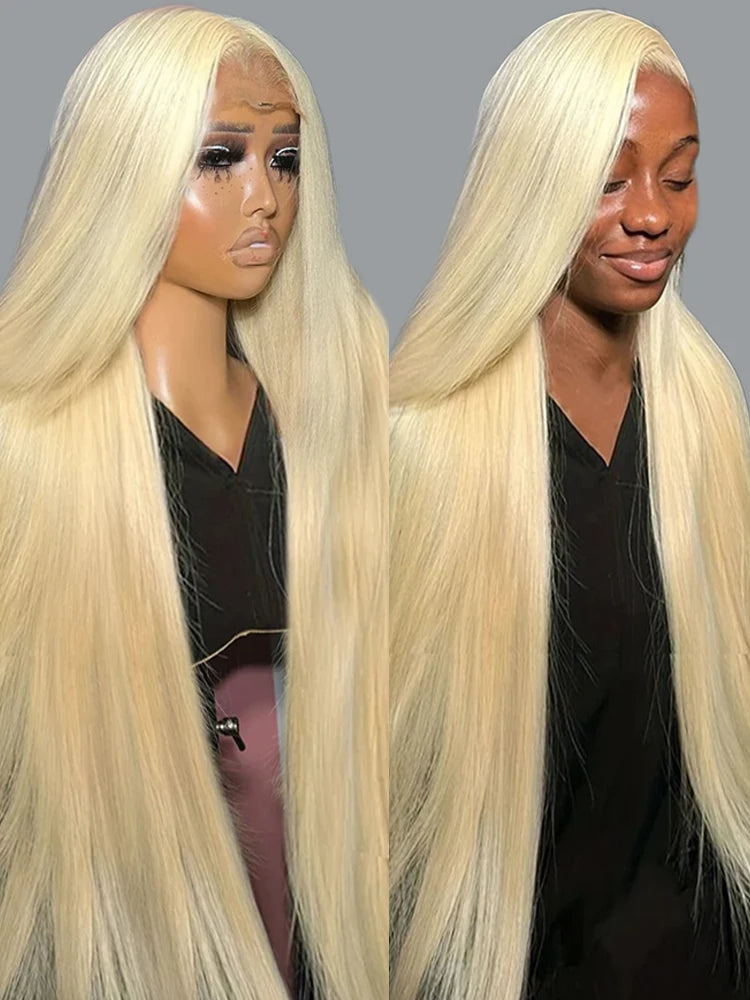 CEXXY 13x6 Hd Lace Frontal Wig Human Hair 613 Blonde Lace Frontal Wig Human Hair Brazilian Bone Straight 250% Colored Wigs