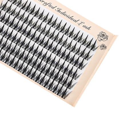 6 Rows 120 Bundles Eyelash Extension Natural Russian Volume Faux Cils Eyelashes Individual 10/20/30D Cluster False Lashes Makeup