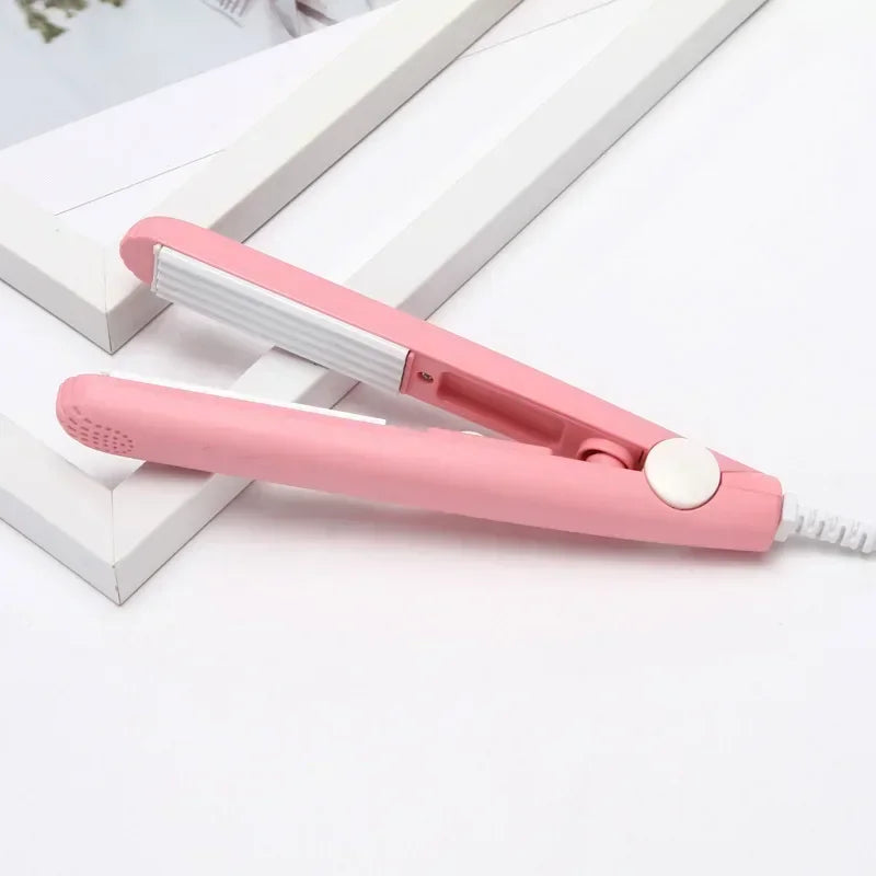 2024 Best Sell Mini Hair Curler Fluffy Splint Flat Iron Curling Corrugated Plate Pro Electric Hair Crimper For All Hair Lengths