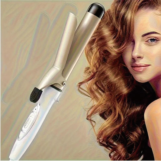 1pc Rotating curling iron, automatic curling iron, quick heating iron suitable for medium and long hair, ladies' gifts,