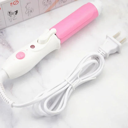 110-240V Portable Travel Electric Mini Hair Curler Curling Iron Fast Small Tourmaline Ceramic Wavy Tong  Hair Styling Tool