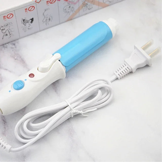 110-240V Portable Travel Electric Mini Hair Curler Curling Iron Fast Small Tourmaline Ceramic Wavy Tong  Hair Styling Tool