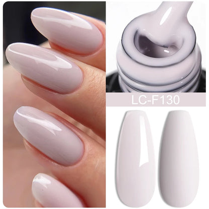 LILYCUTE 7ML Reflective Glitter Gel Nail Polish Bright Sparkling Silver Color Semi-permanent Soak Off Nail Art UV Gel Varnishes