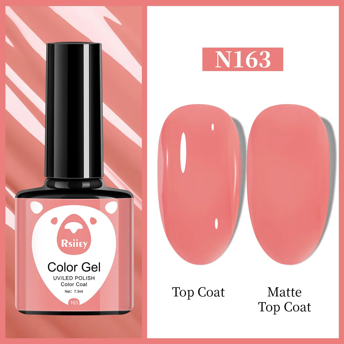 7.3ml Professional Black White Nail Gel Polish Super-Smoth Black&White Gel Nail Polish Semi-Permanent White Black Nail UV Gel