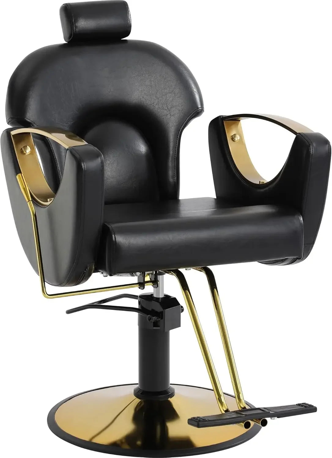 Barber Chair, Salon Chair for Hair Stylist, Hair Reclining Salon Chair, Multi-Function Shampoo Chair for Salon Barbershop